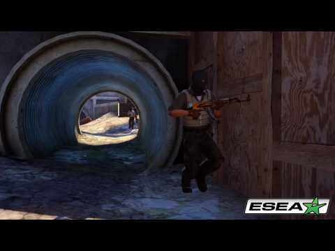 ESL CS: GO Pro League: NRG tabseN vs eUnited 4K AWP Round with Collateral (Double AWP Shot)