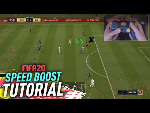 FIFA 20 SPEED BOOST TUTORIAL - HOW TO BREAK AWAY FROM DEFENDERS