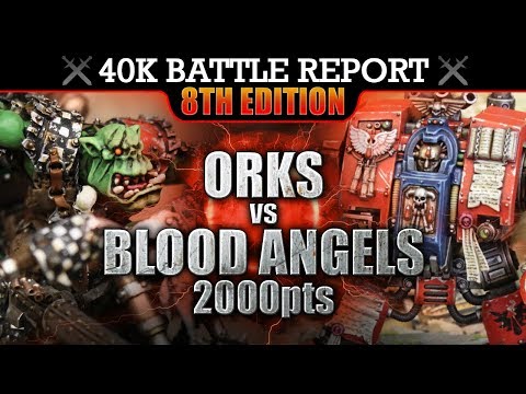 Blood Angels vs Orks Warhammer 40K Battle Report 2000pts S7:E6 PREDATOR!