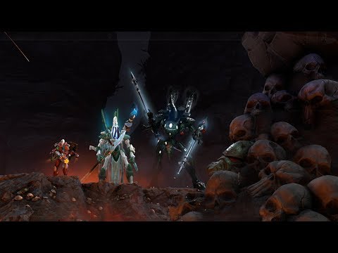 Eldar (Biel-Tan) vs Space Marines (Imperial Fists), 3v3, Hard AI - Warhammer 40 000: Dawn Of War 3