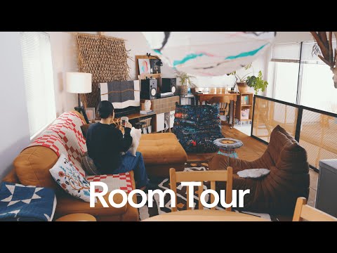 [Room Tour] A 2LDK rental house for a couple with their dog and cat, surrounded by their favorite...