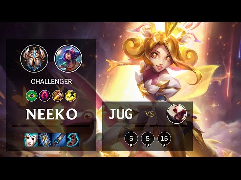 Neeko Jungle vs Lee Sin - BR Challenger Patch 10.15