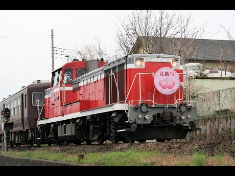 わたらせ渓谷鐵道・9717 DE10 1678トロッコ列車・花桃号2017