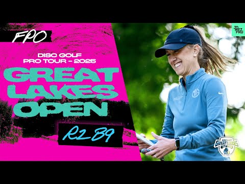 2025 Discraft Great Lakes Open | FPO R2B9 | Pierce, Handley, Gannon, Scoggins | Jomez Disc Golf