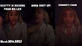 Natalie Nunn’s Latest Live : Scotty is Ducking fades from Big Lexx? Summer’s Chain + More!