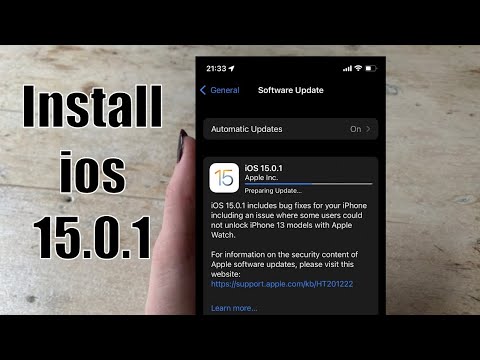 Install iOS 15.0.1 On iPhone