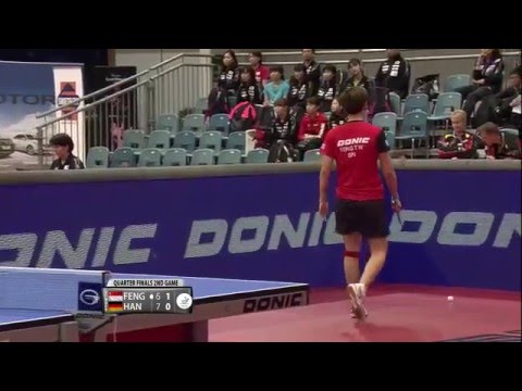 【Austrian Open 2015】Women's Singles Quarter Final Feng Tianwei VS Han Ying