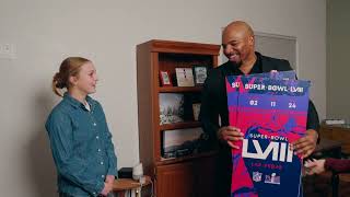 Frito Lay NFL Legend Surprises Youth Super Bowl LVIII Tickets
