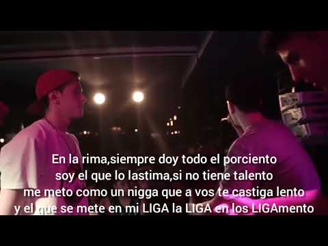 1er minuto Dam Ecko Vs Skarz Vattimo con letra