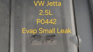 P0442 (Small Evap Leak) VW 2.5L 2005-2012