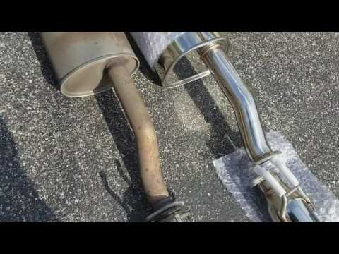 Invidia Q300 v stock exhaust! 8th Civic Si.