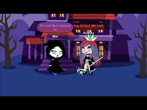 Audrey Turns Mal into an old Ugly witch