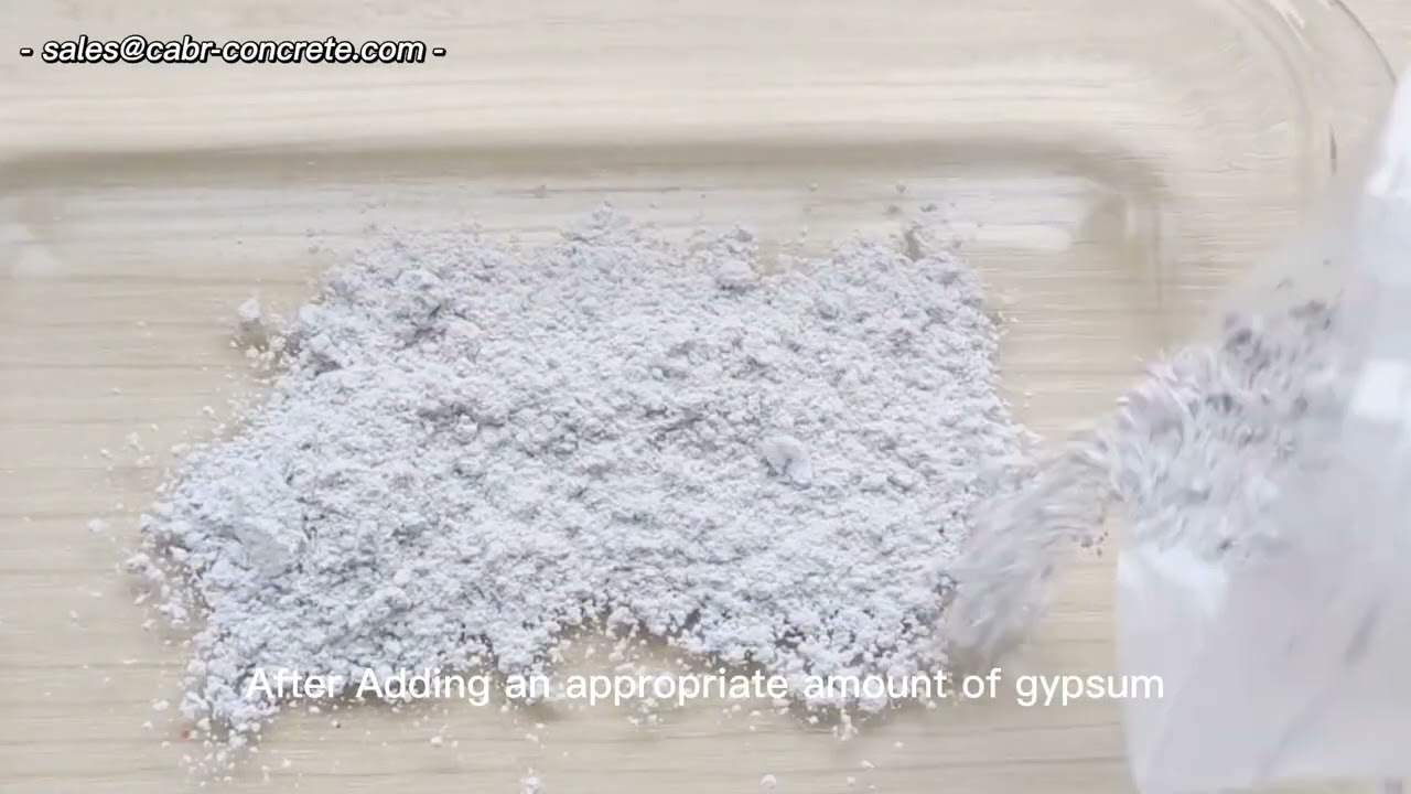 Adding gypsum to cement production