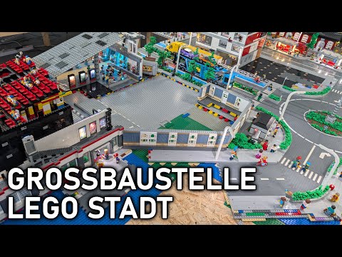 Großbaustelle Lego Stadt: Alles fügt sich zusammen! • BRICK WORLD LEGO® UPDATE (472)