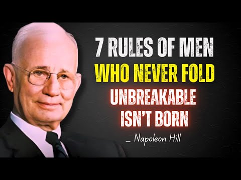 7 Rules of the Unbreakable Man – Napoleon Hill’s Code for Men Who Never Fold