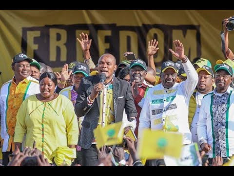 Solomon Mkubwa performs at DP Ruto / Kenya Kwanza Rally | Nyayo stadium Nairobi, Kenya
