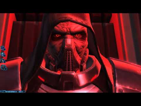 Confronting Darth Malgus - proclaiming to be the new Emperor