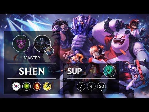 Shen Support vs Thresh - KR Master Patch 9.20