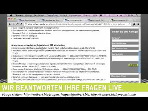 ROI eines Wikis berechnen - Aufwand, Kosten