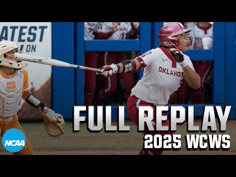 Oklahoma vs. Tennessee: 2025 Women's College World Series | FULL REPLAY