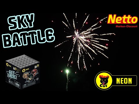 Comet Black Cat Neon Sky Battle I Netto Feuerwerk I PyroMan