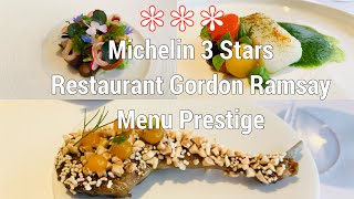Fine Dining at Restaurant Gordon Ramsay Chelsea London - Prestige Menu, 3 Michelin Stars Restaurant