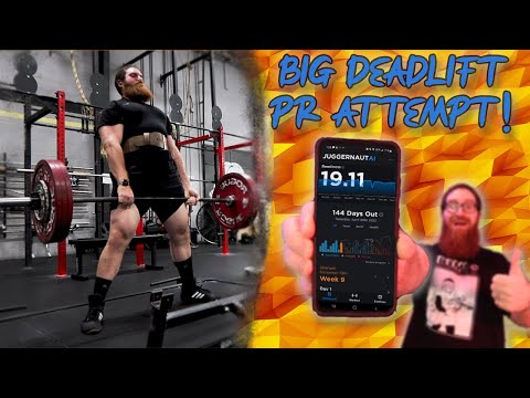 Deadlift PR Attempts with the Juggernaut AI Training App!