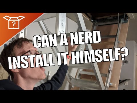 Werner 8-10ft Aluminum Attic Ladder review