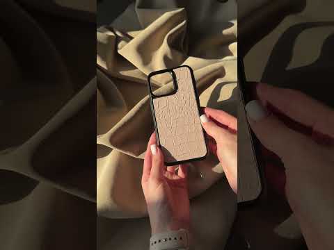Чехол для iPhone из натуральной итальянской кожи светло розовый - фото 1 - id-p2792143809
