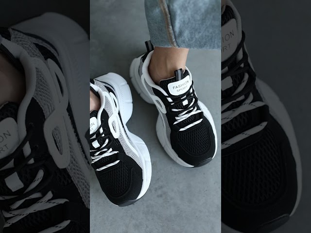 Чоботи жіночі шкіряні байка хутро 592641 Чорний Кросівки сітка еко замш 594598 Чорно Сірі