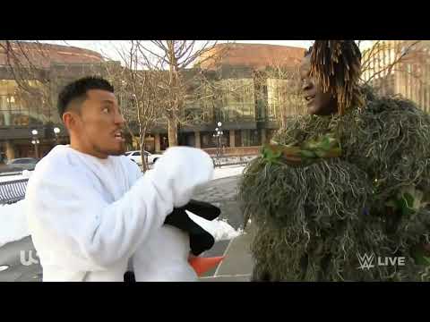 WWE RAW FINN BALOR & DAMIAN PRIEST VS DOLPH ZIGGLER & ROBERT ROODE 12/13/21