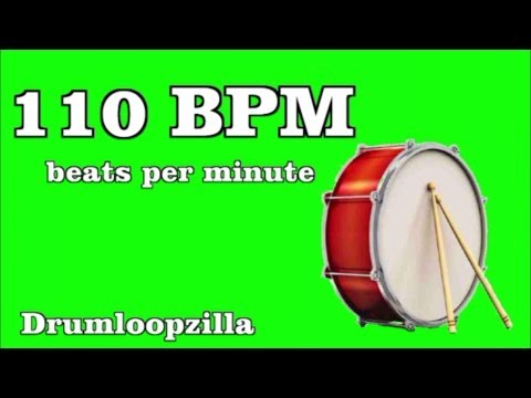 110 BPM Beats per minute Metronome Click Track