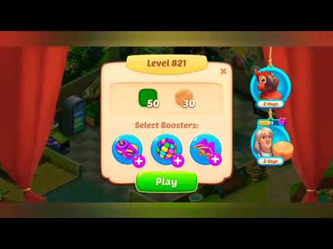 Homescapes Level 821 (no boosters) - completed in fewer moves| @ALLin1family