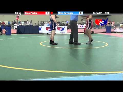 University Nat`ls FS  66 kg: Dean Pavlou vs. Mike Nevinger
