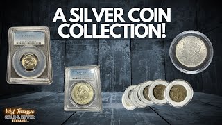 A #silver Coin Collection of Morgan's and Slabbed Dollars Comes Into The Store!