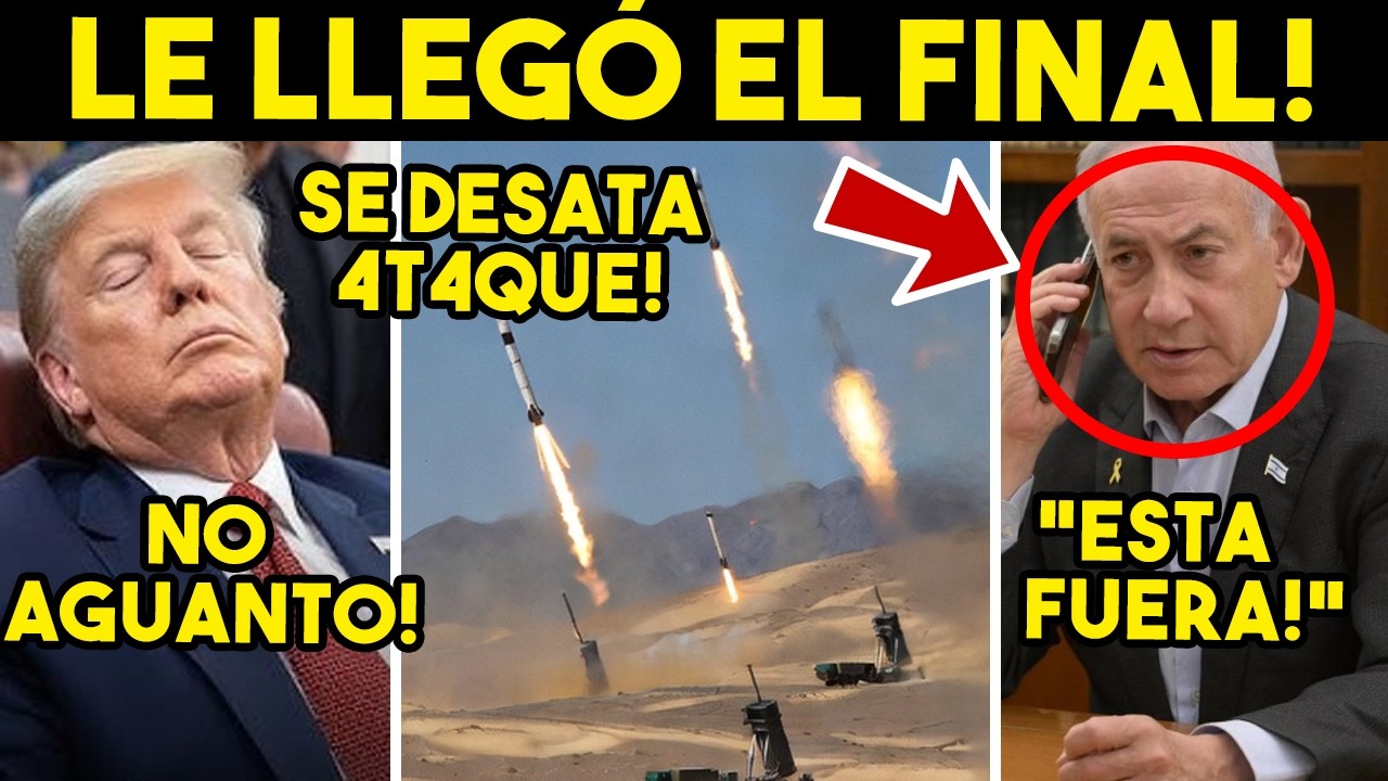 SE ACABO! ATORAN A TRUMP EN EU, NO PUEDE MAS. CAE 4T4QUE, CAMBIAN JUGADA A IRAN. HOY