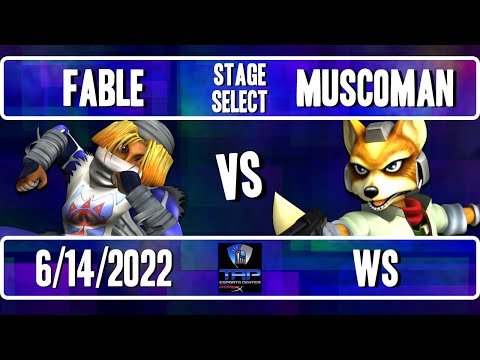 Stage Select 26: Fable (Sheik) Vs. Muscoman (Fox) - WS