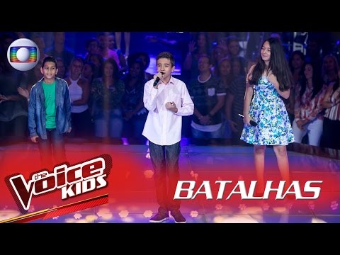 Kaio Fernandes, Kriscia Incerti e Welry Lemos cantam 'Pense em Mim' nas Batalhas – The Voice Kids