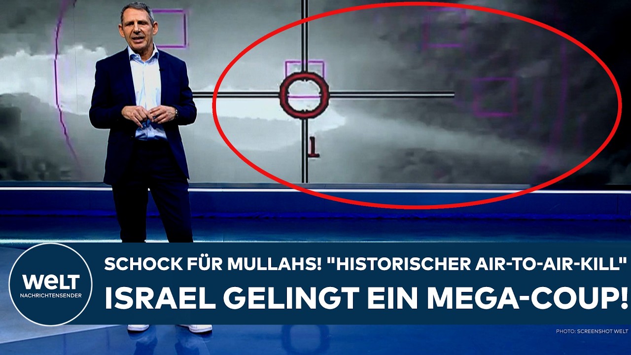 IRAN: Schock für die Mullahs! "Historischer Air-to-Air-Kill!" Israel gelingt ein Mega-Coup!