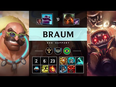 Braum Support vs Nautilus - BR Challenger Patch 25.11