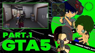 【GTA5】友達と3人でゆるオンライン ‐ちゃりのくGTA5実況Part1‐