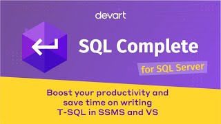 SQL Complete video