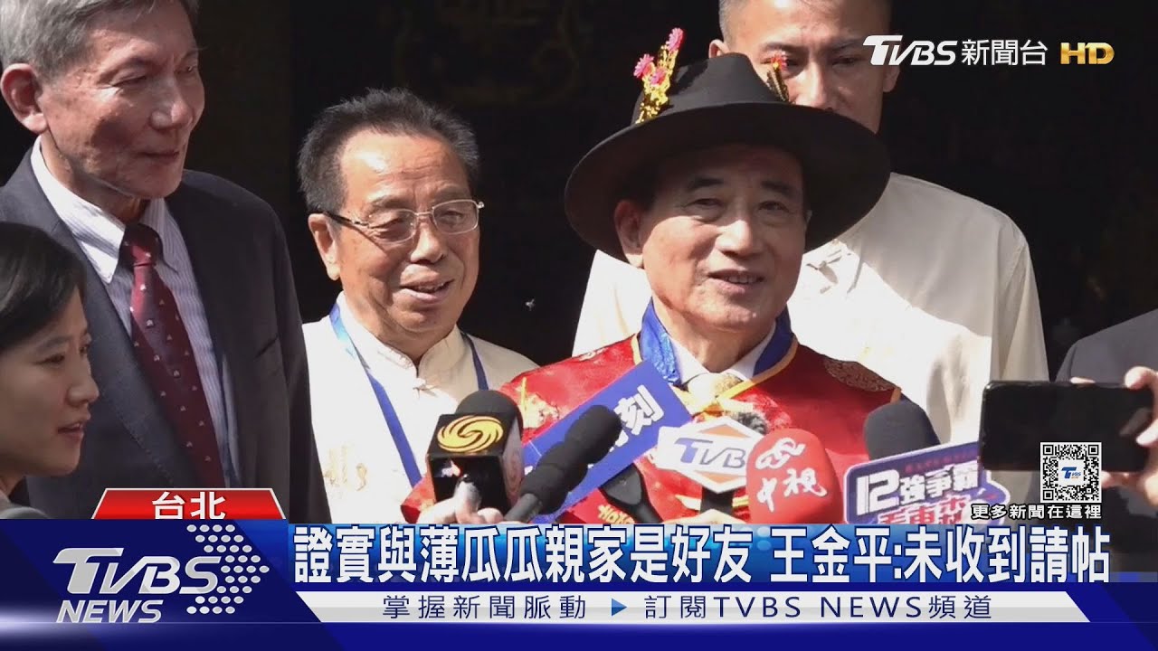 薄瓜瓜來台行蹤？蔡明彥：不評個案　王金平證實與女方家屬是好友：未收到請帖