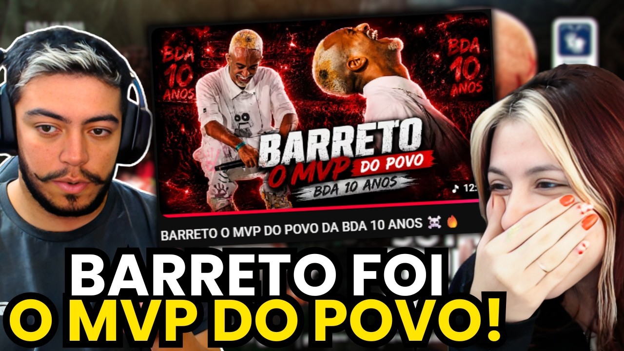 BARRETO O MVP DO POVO DA BDA 10 ANOS ☠️🔥 | REACT