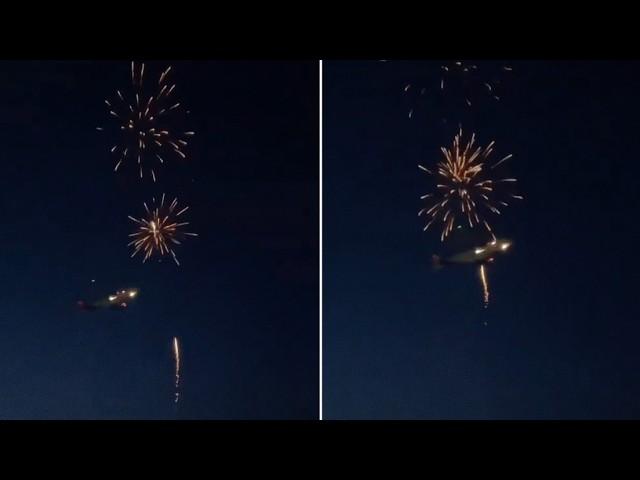 Pirotecnia por fiesta patria obliga a un avión a maniobrar de emergencia