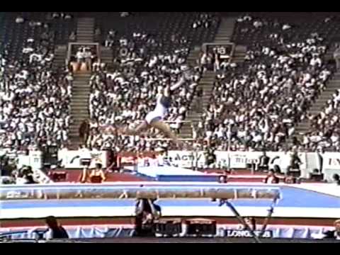 3rd Team ROM Mirela Pasca BB - 1991 World Gymnastics Championships 9.875