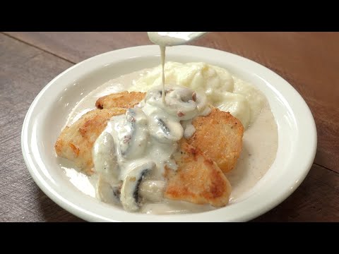 Creamy Chicken Breast with Mushroom Sauce