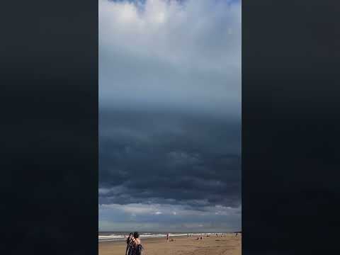 Incredible storm clouds over the Argentinian beaches #costadeleste #buenosaires #sky