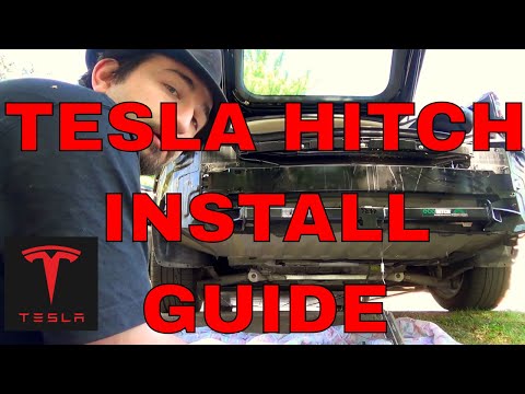 Tesla Model S Trailer Hitch Install Guide How-To Eco Hitch ECOHITCH