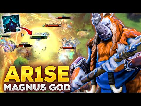 Reason Why People Are Afraid Of His Magnus - Ar1Se Best Magnus Dota 2